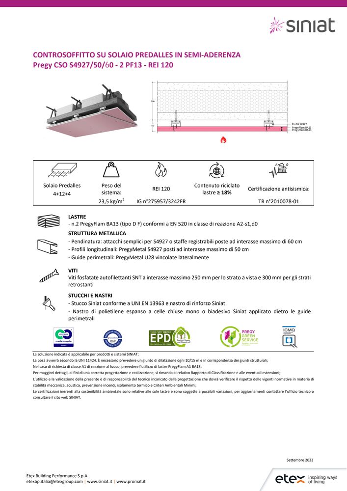 Pregy CSO S4927-50-60-2 PF-REI 120-predalles