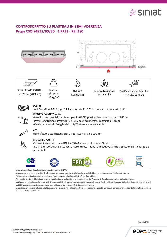 Pregy CSO S4915-50-60-1 PF15-REI 180-PLASTBAU