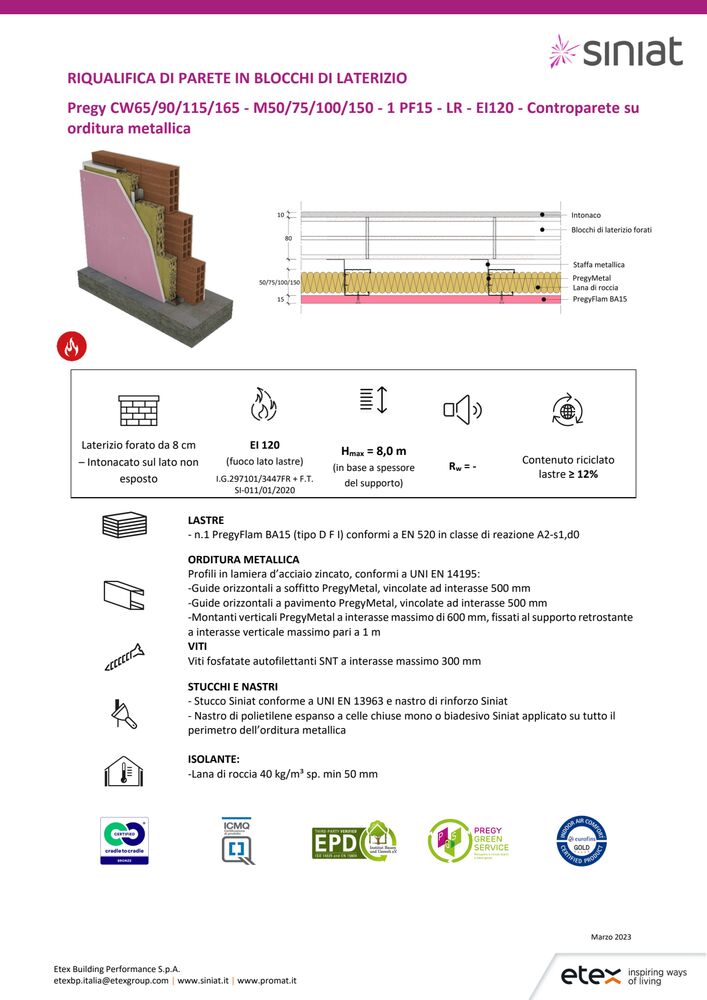 Pregy CW M50-75-100-150 - 1 PF15 - LR